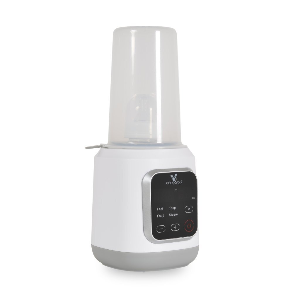 CANGAROO Incalzitor electric pentru biberoane Mellow cu 4 functicontrol digital dimensiuni compacte oprire automata