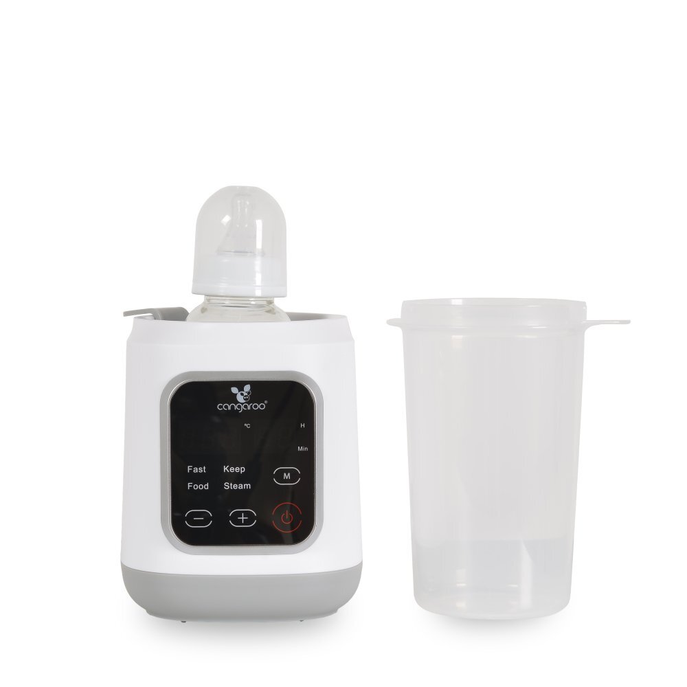 CANGAROO Incalzitor electric pentru biberoane Mellow cu 4 functicontrol digital dimensiuni compacte oprire automata