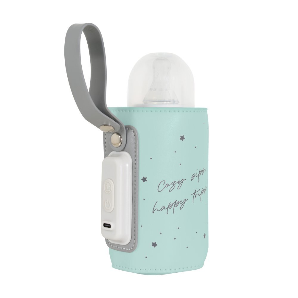CANGAROO Incalzitor portabil pentru biberoane Thermo Mintdesign compactincarcare mufa tip Cmaterial PU flexibil de inalta calitate