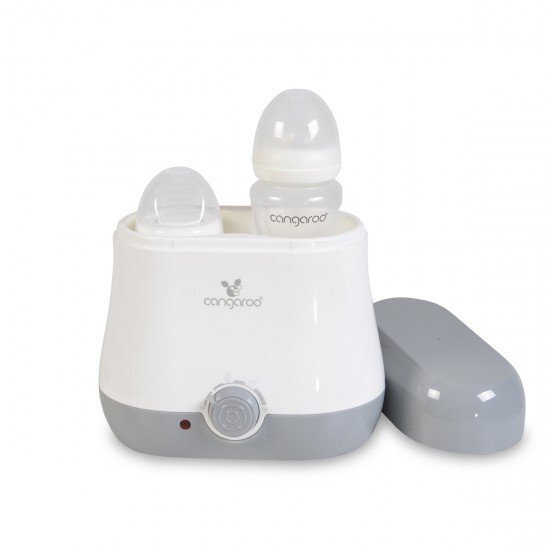 CANGAROO Incalzitor si sterilizator electric pentru biberoane 3in1 BabyDuo Grey