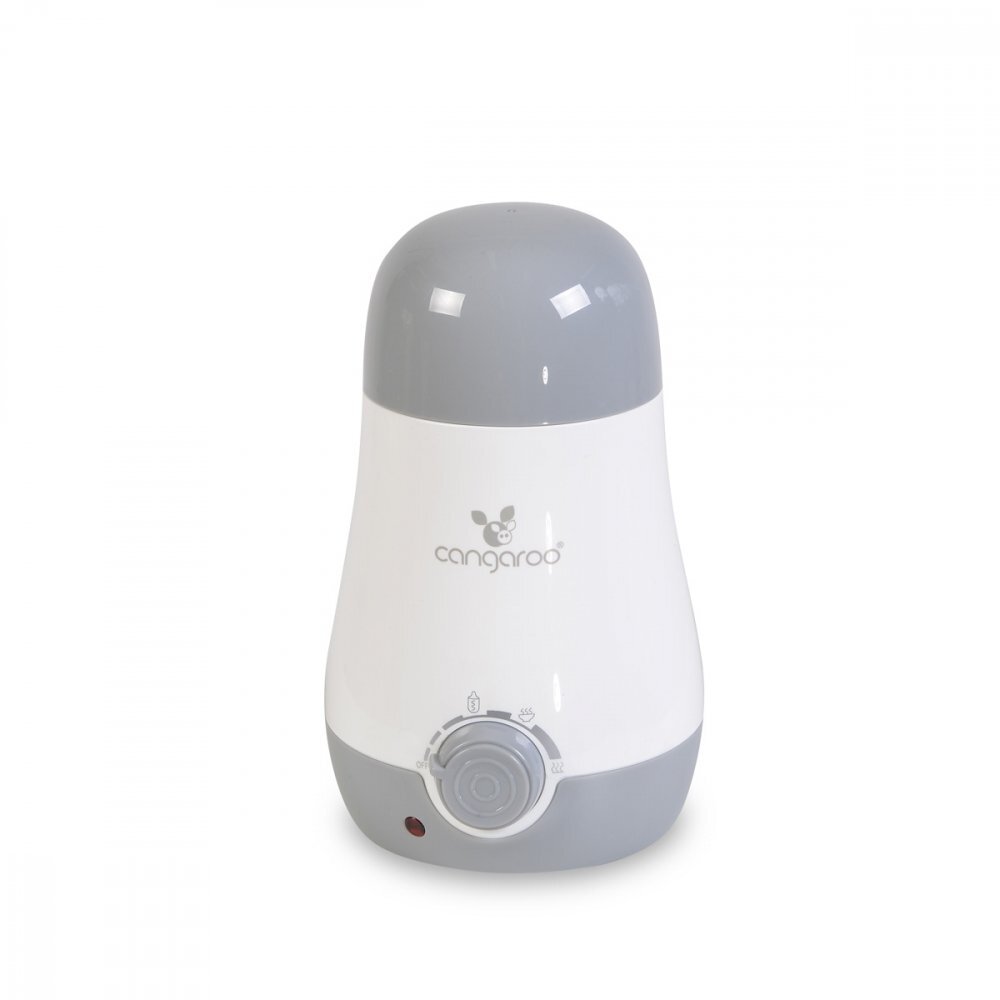 CANGAROO Incalzitor si sterilizator electric pentru biberoane BabyUno 3in1 Greypermite incalzire biberoane si borcanaseFunctiioprire automatasterilizareincalzireaburire fructelegume