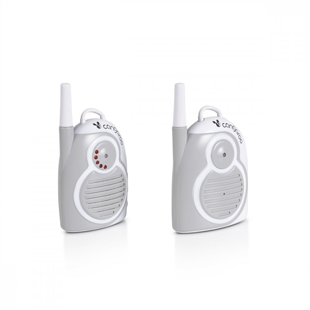 CANGAROO Interfon audio Mommys Sense GreyIndicator de baterie scazutaReceptor portabilRaza de actiune 1.3 km - chiar in afara casei