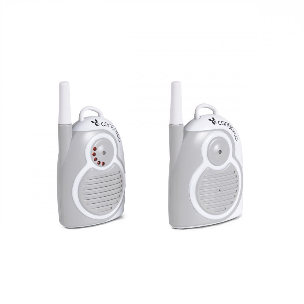 CANGAROO Interfon audio Mommys Sense GreyIndicator de baterie scazutaReceptor portabilRaza de actiune 1.3 km - chiar in afara casei