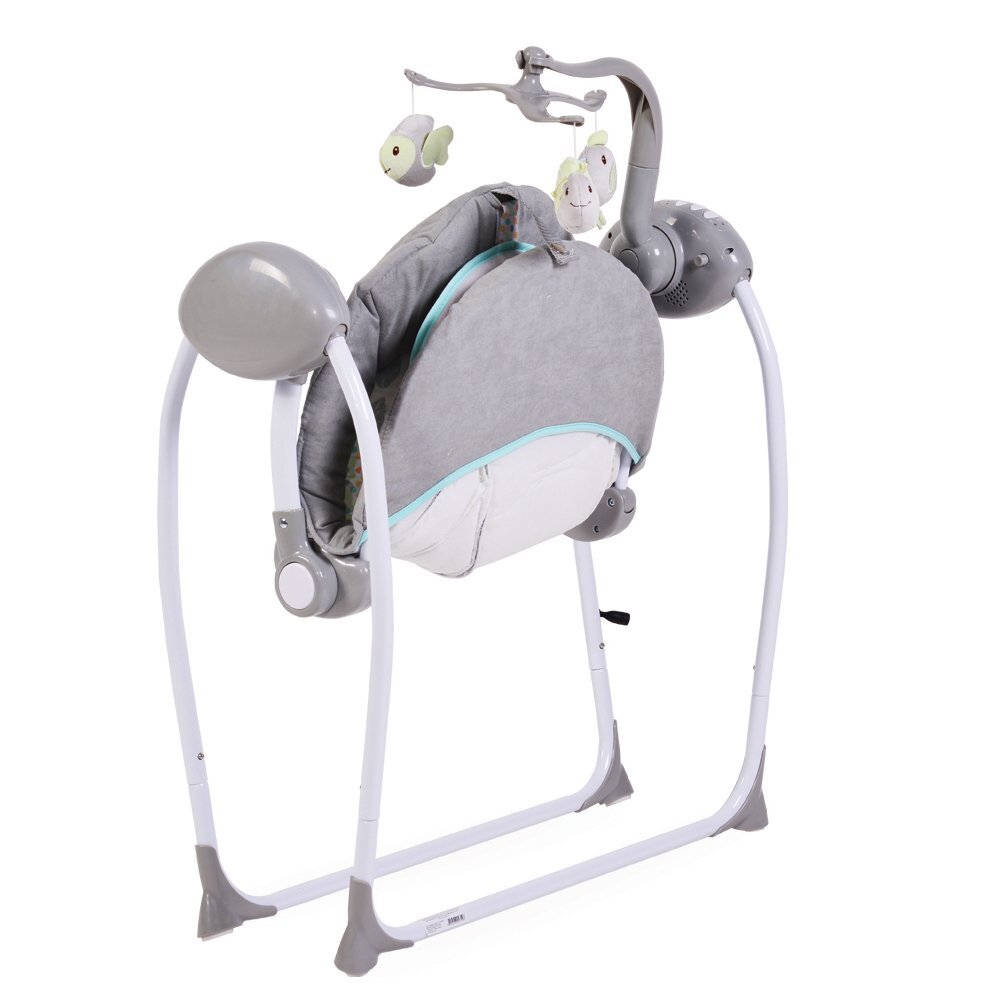 CANGAROO Leagan electric cu conectare la priza Baby Swing+ Grey