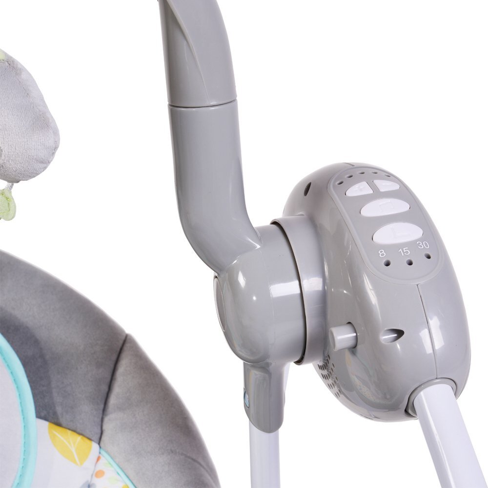 CANGAROO Leagan electric cu conectare la priza Baby Swing+ Grey