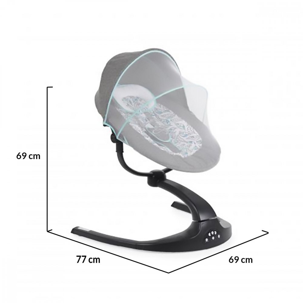 CANGAROO Leagan electric cu conectare la priza cu telecomanda si sezut rotativ Meira Mint