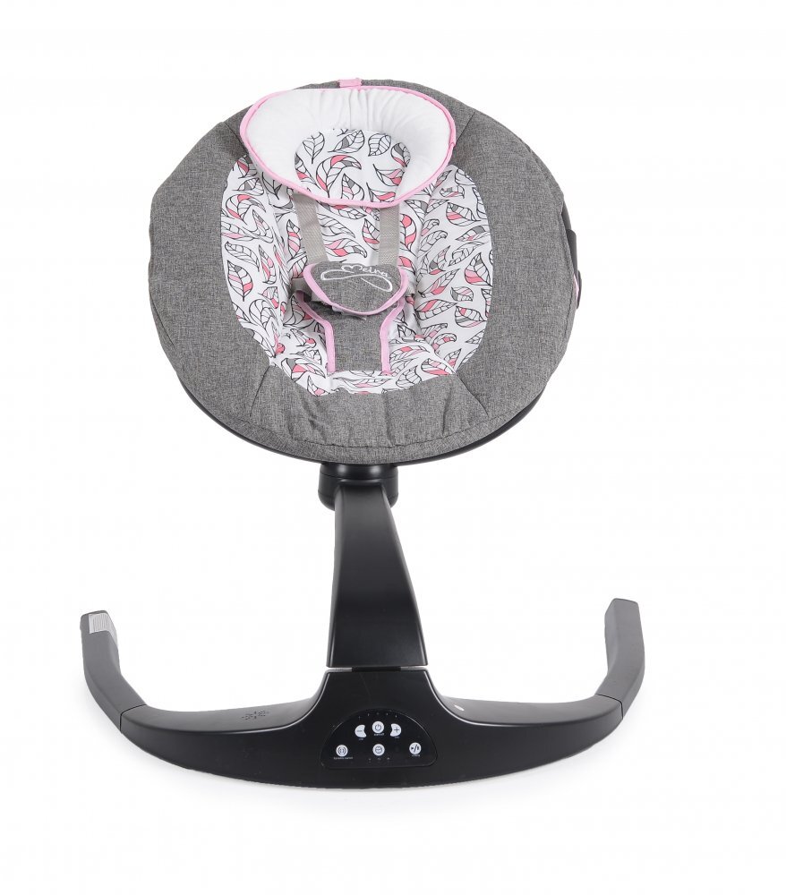 CANGAROO Leagan electric cu conectare la priza cu telecomanda si sezut rotativ Meira Pink