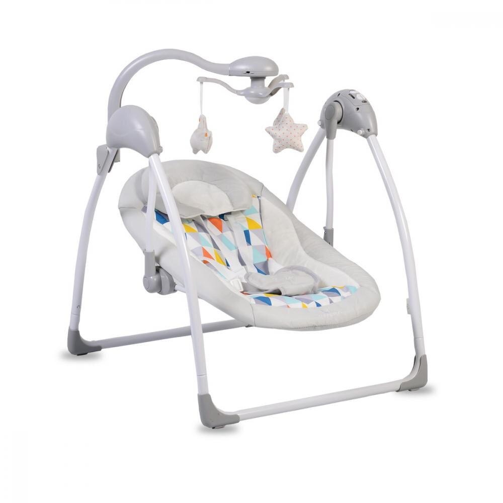CANGAROO Leagan electric cu conectare la priza si telecomanda Jessie Grey