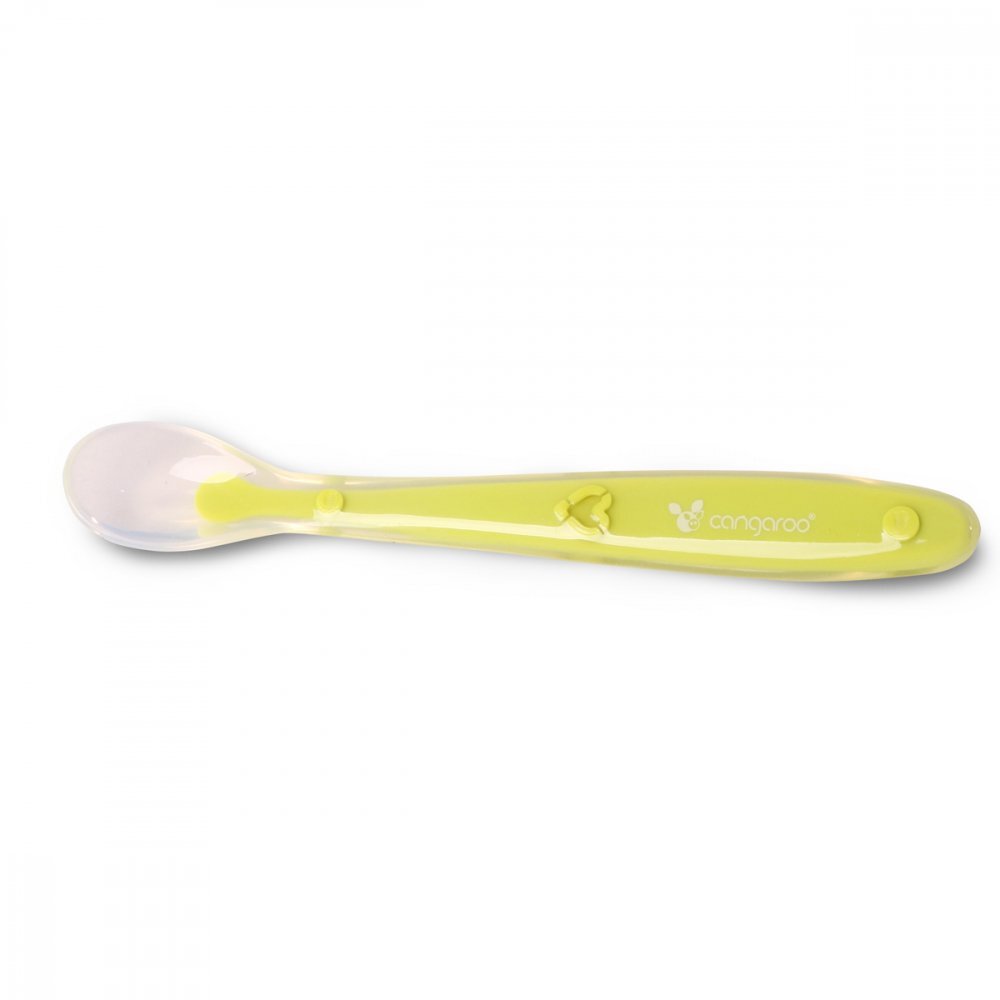 CANGAROO Lingurita copii Spoon Gusto din silicon moalefara Bpavarsta 6 luni+
