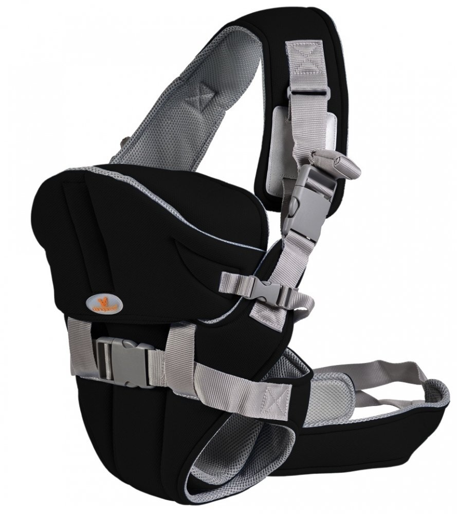 CANGAROO Marsupiu 6 pozitii Carry Go 2 Black