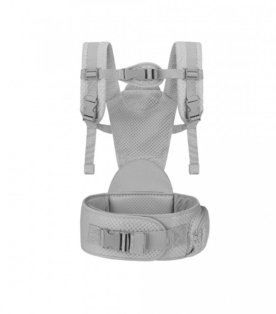 CANGAROO Marsupiu ergonomic pentru bebelusi cu baza rigida Mistral Grey