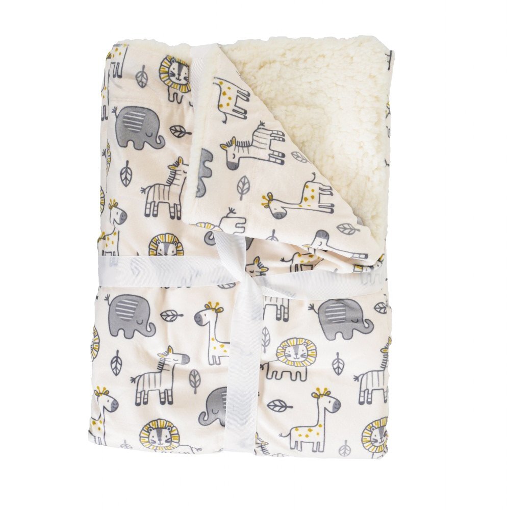 CANGAROO Paturica cu doua fete 75 x 105 cm Shaggy Beige