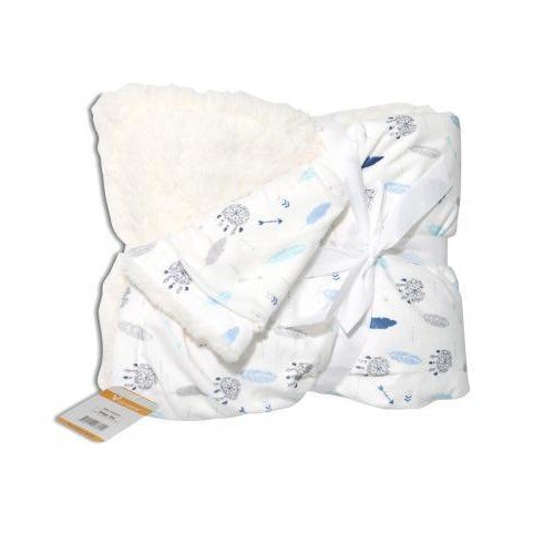 CANGAROO Paturica cu doua fete 75 x 105 cm Shaggy Blue