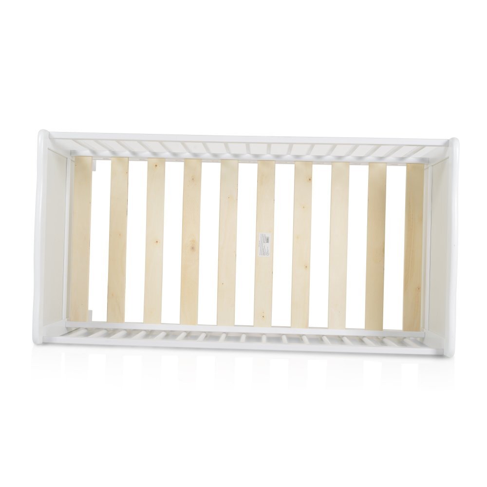 CANGAROO Patut din lemn Albero Alb multifunctional transformabil in patut junior dimensiune 120x60 cm
