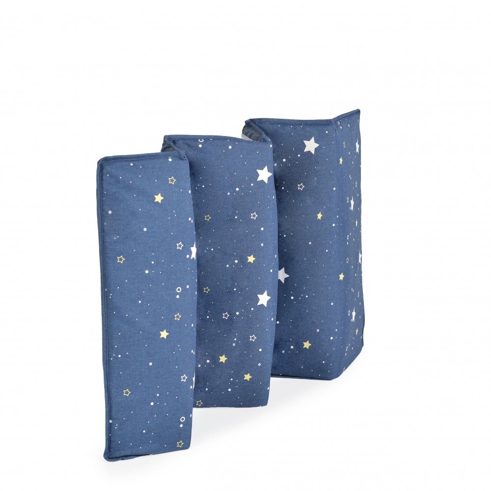 CANGAROO Patut pentru copii Once upon a time L3 Jeans pliabil cu 2 nivele roti usita cu fermoar masuta de infasat carusel geanta de transport