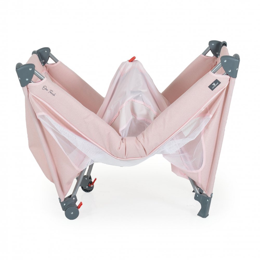 CANGAROO Patut pliabil compact cu un nivel One Touch Rozroti cu blocarepliere usoara si rapidaintrare cu fermoarsaltea pliabila inclusa