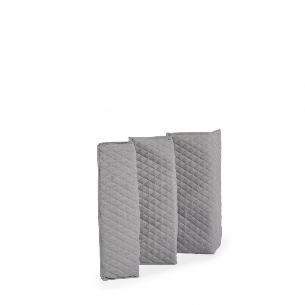 CANGAROO Patut pliabil de calatorie 3in1 Indiana Grey cu 2 nivele laterala culisanta organizator haine cu 4 compartimente segmente plasa de ventilatie geanta accesorii saltea si carusel