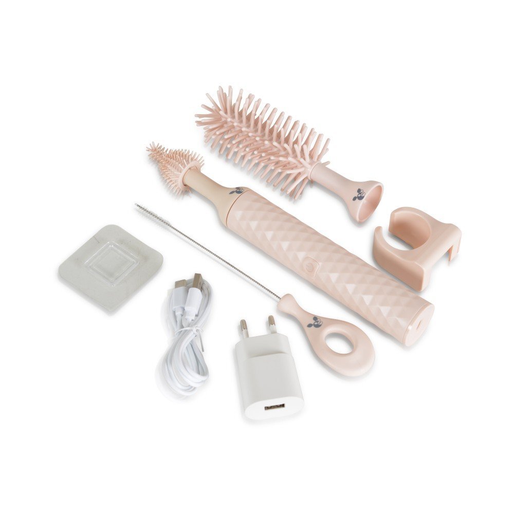 CANGAROO Perie electrica 2in1cu acumulator pentru biberoane Pink