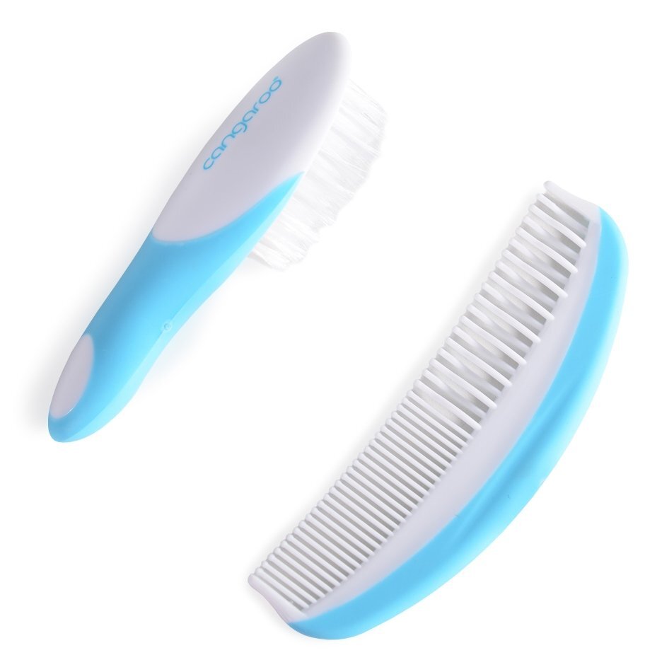 CANGAROO Perie si pieptan pentru bebelus Blue