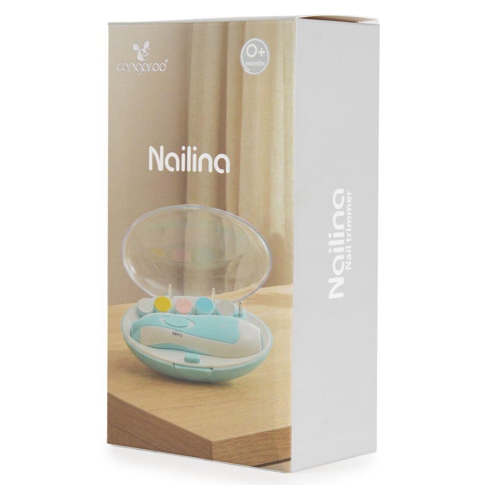 CANGAROO Pila electrica cu lumina pentru copiiadulti Nailina Roz 4 moduri de functionare 6 accesorii cutie depozitare