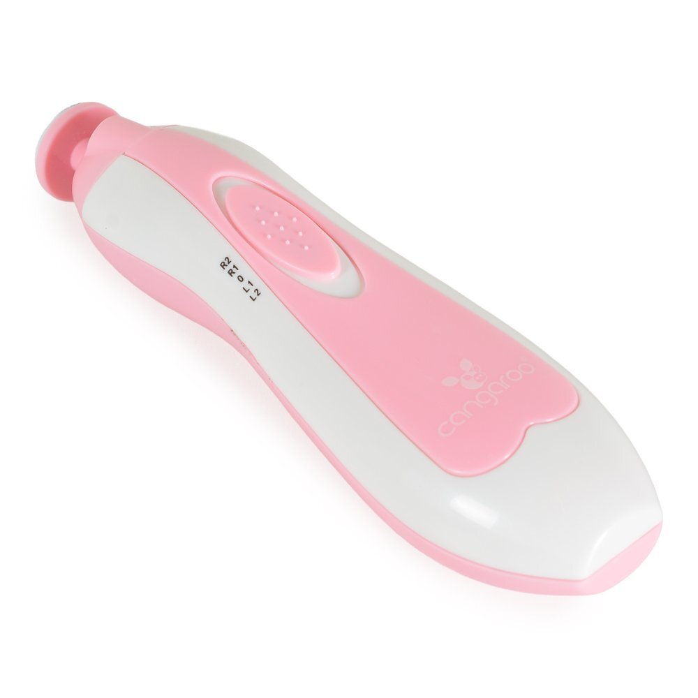 CANGAROO Pila electrica cu lumina pentru copiiadulti Nailina Roz 4 moduri de functionare 6 accesorii cutie depozitare
