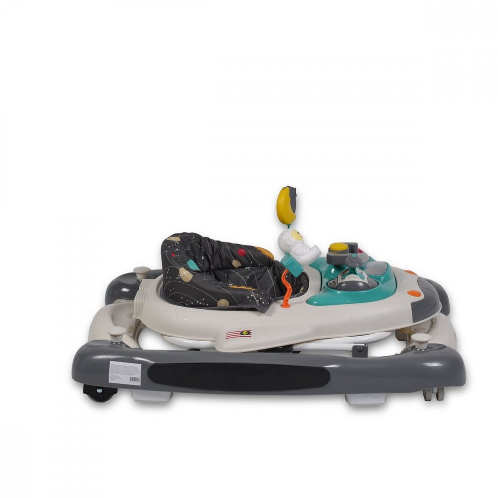 CANGAROO Premergator 3in1 pentru copii Cosmos cu inaltime reglabilasistem anti-rasturnarefunctie balansoarroti fata pivotante12 melodiiluminipanou interactiv detasabil