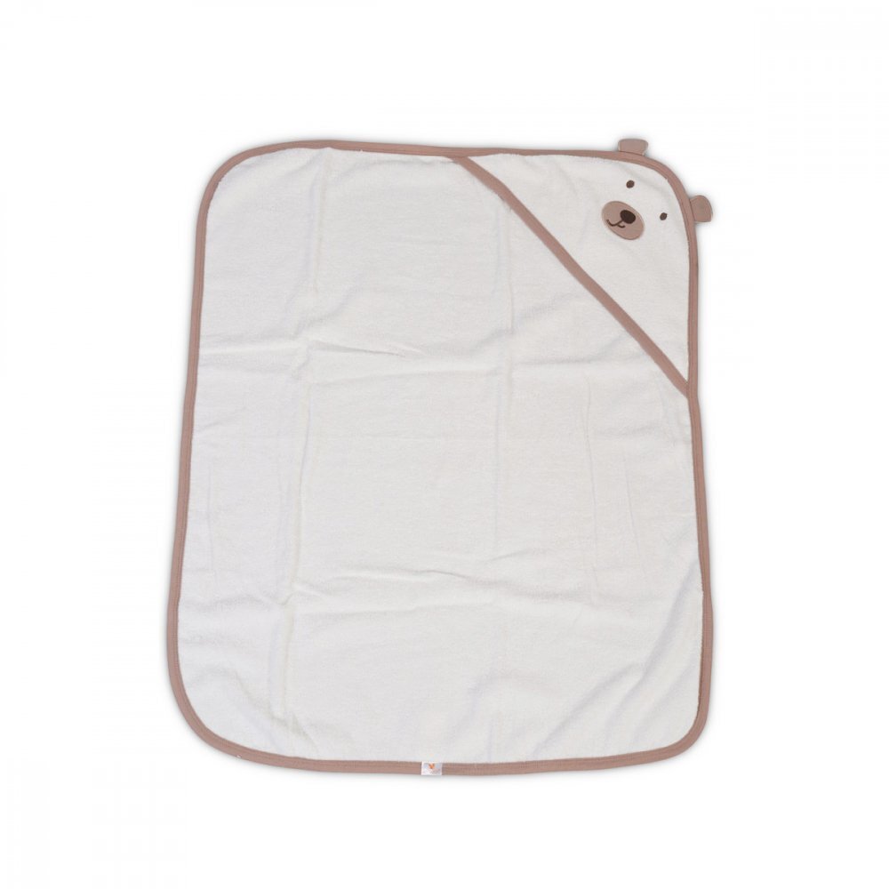 CANGAROO Prosop de baie cu capison din bumbac 90x70 cm Baloo Beige