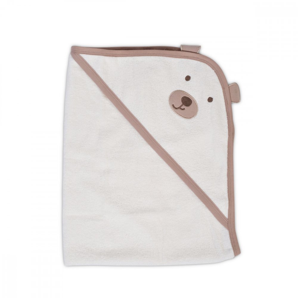 CANGAROO Prosop de baie cu capison din bumbac 90x70 cm Baloo Beige