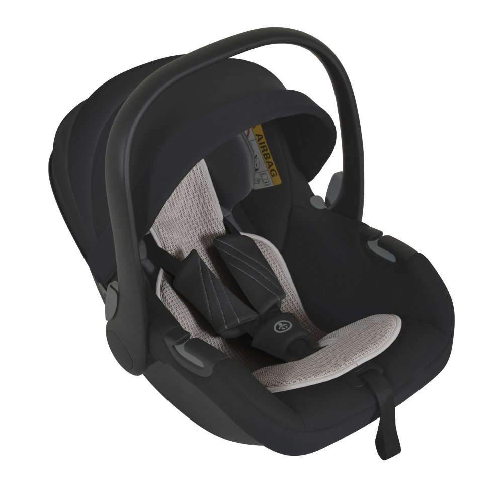 CANGAROO Protectie antitranspiratie AirLuxe Grey pentru scaun auto copii grupa 40-87 cm material 3D special reduce transpiratia