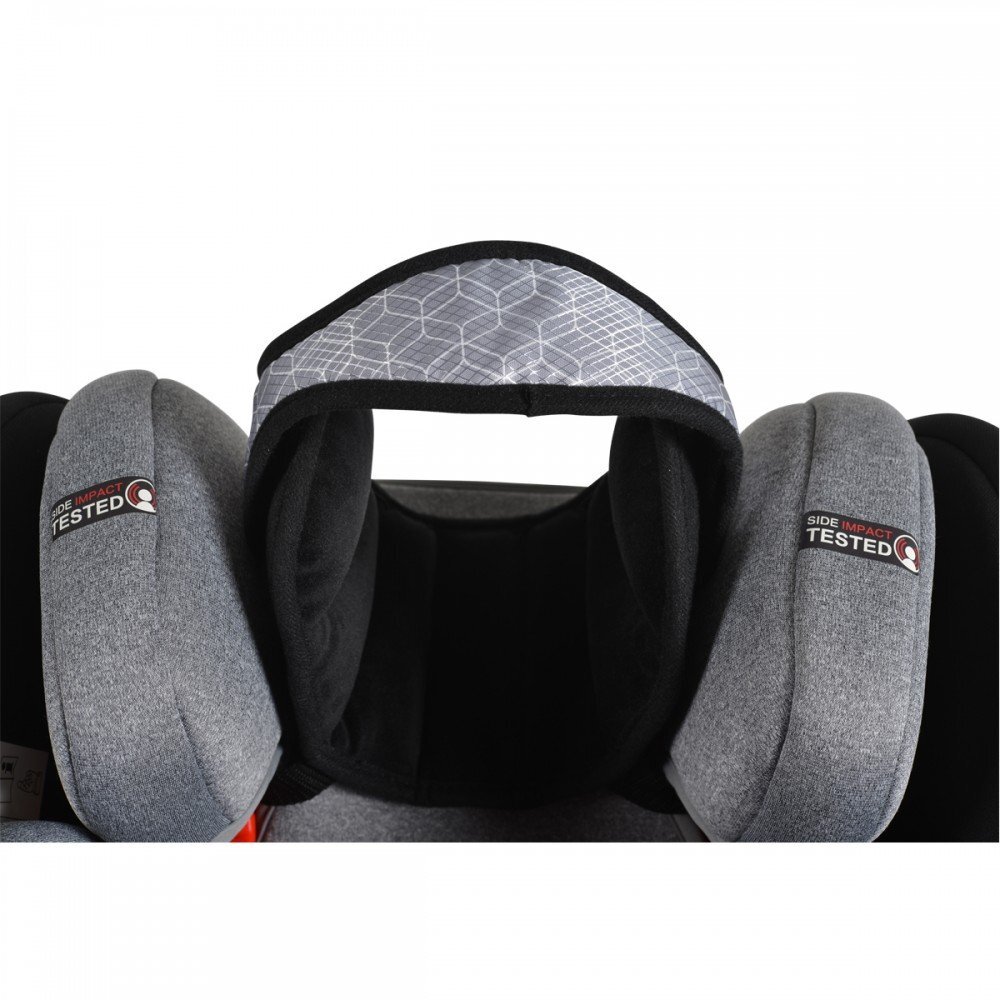 CANGAROO Protectie cap pentru copii Shelter New Blackutilizare in scaun autoforma ergonomicasistem de fixare reglabilMateriale certificate Oeko-Tex