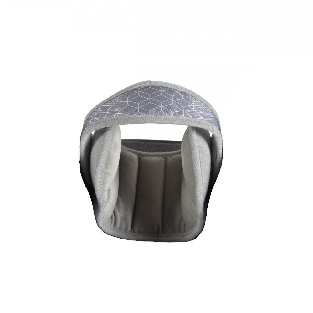 CANGAROO Protectie cap pentru copii Shelter New Greyutilizare in scaun autoforma ergonomicasistem de fixare reglabilMateriale certificate Oeko-Tex