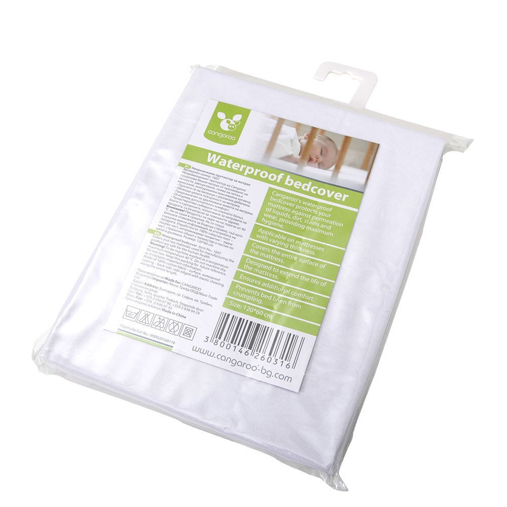 CANGAROO Protectie impermeabila pentru saltea 120x60 cm Bed Cover