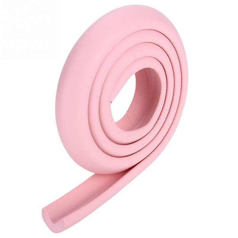 CANGAROO Rola protectie multifunctionala pentru margini si muchii Soft Guard Roz din spuma autoadeziva 2mutilizare pe blaturi mese dulapuri scari mobilier