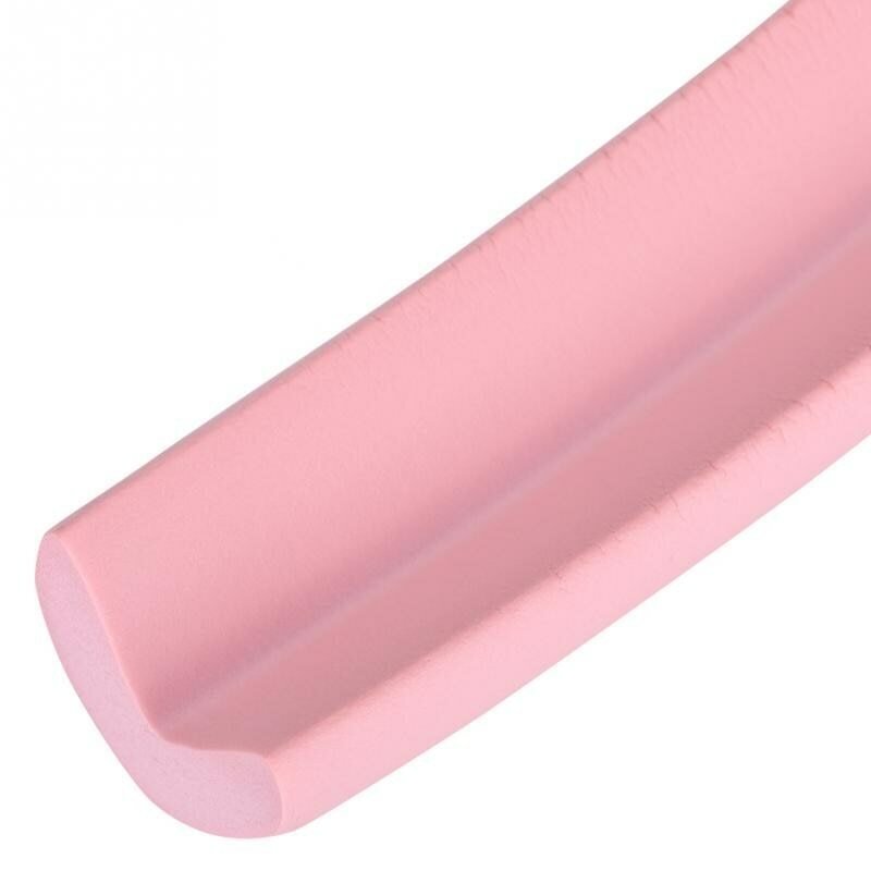 CANGAROO Rola protectie multifunctionala pentru margini si muchii Soft Guard Roz din spuma autoadeziva 2mutilizare pe blaturi mese dulapuri scari mobilier
