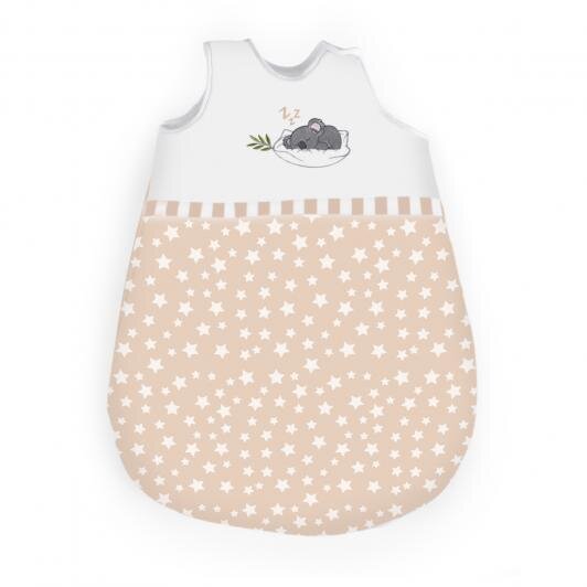 CANGAROO Sac de dormit Koala Beige 0-6 luni pentru toamnaiarna din bumbac ranforce si interior jersey moale Deschidere cu fermoar