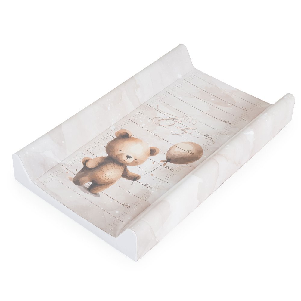CANGAROO Saltea de infasat cu intaritura Hello Baby 80x50 cm cu Taliometru incorporatSuprafata impermeabila usor de curatatIdeala pentru montare pe patutMargini rotunjite si suprafata moale