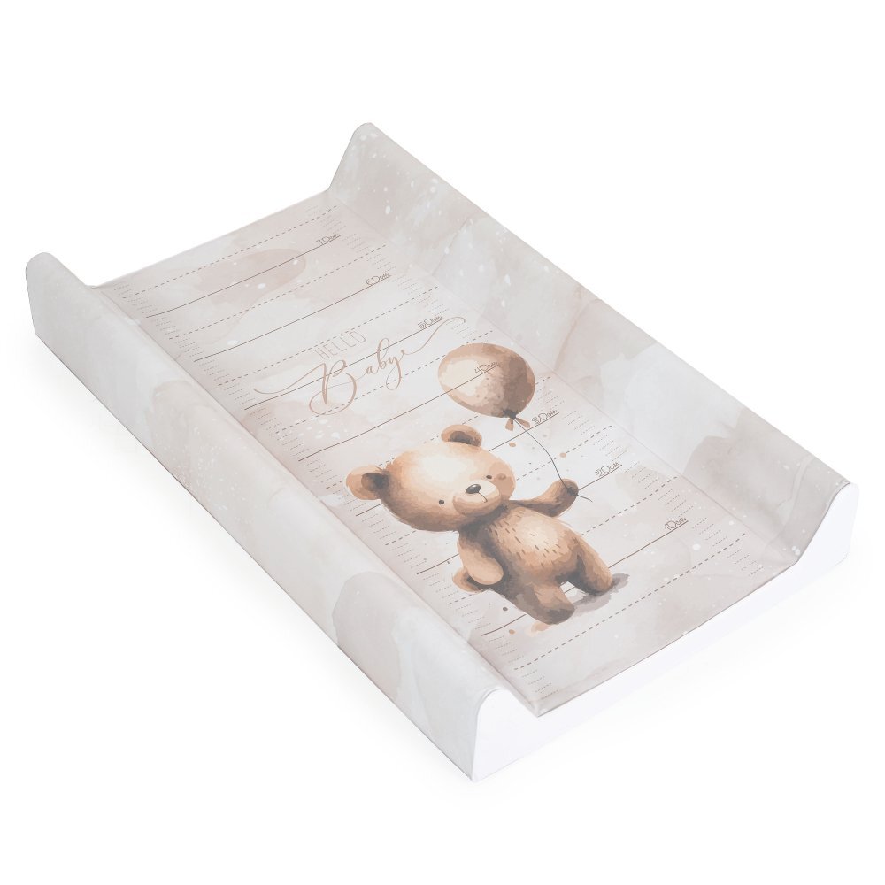CANGAROO Saltea de infasat cu intaritura Hello Baby 80x50 cm cu Taliometru incorporatSuprafata impermeabila usor de curatatIdeala pentru montare pe patutMargini rotunjite si suprafata moale