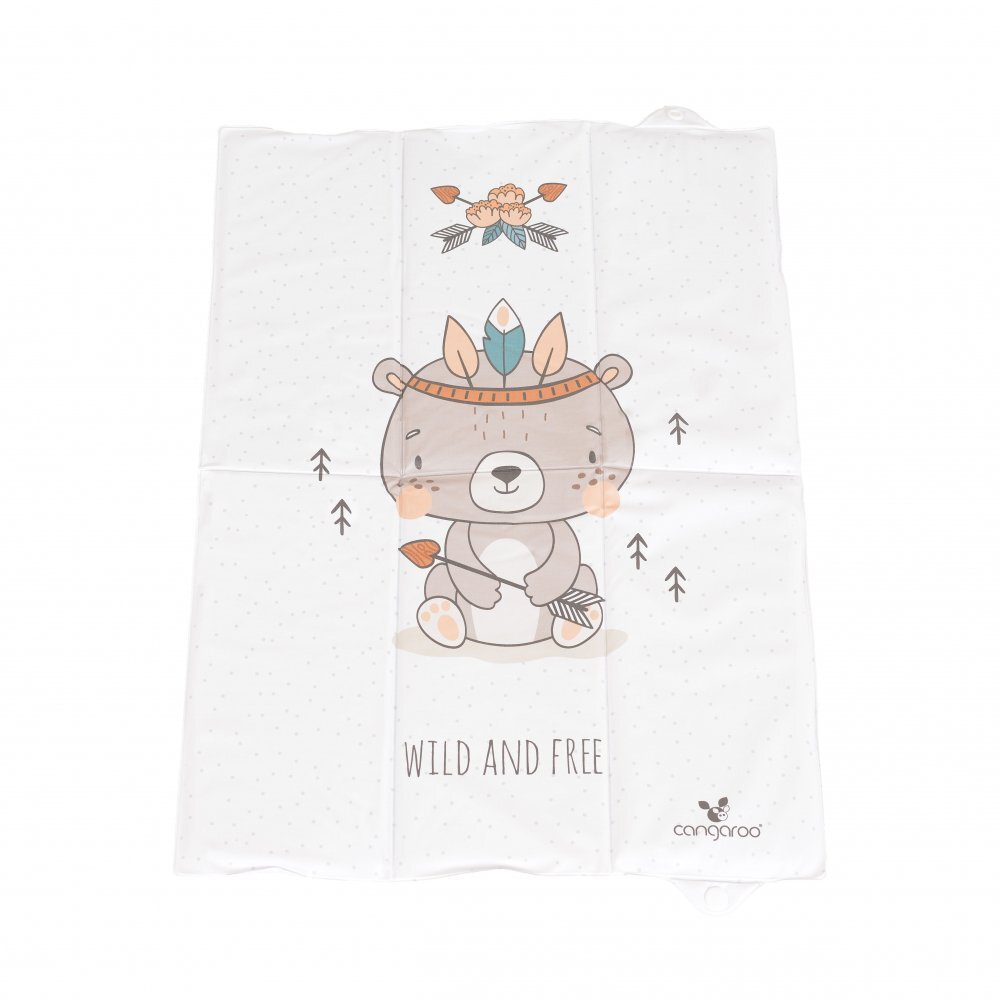 CANGAROO Saltea de infasat pliabila 60 x 40 cm Wild and free Bear
