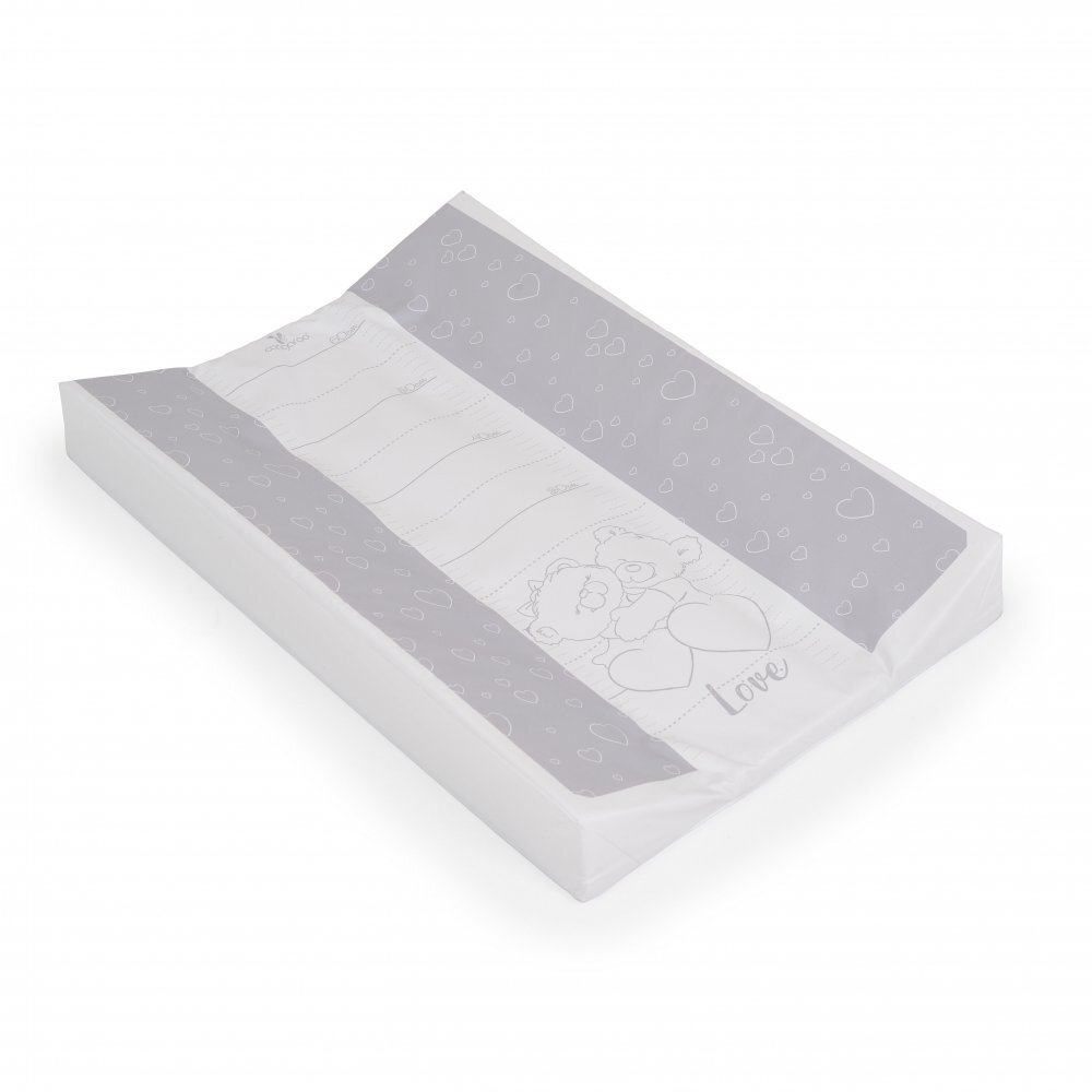 CANGAROO Saltea moale de infasat bebelusi Grey bears 44x67cmsuprafata impermeabilataliometru incorporatcuratare usoara