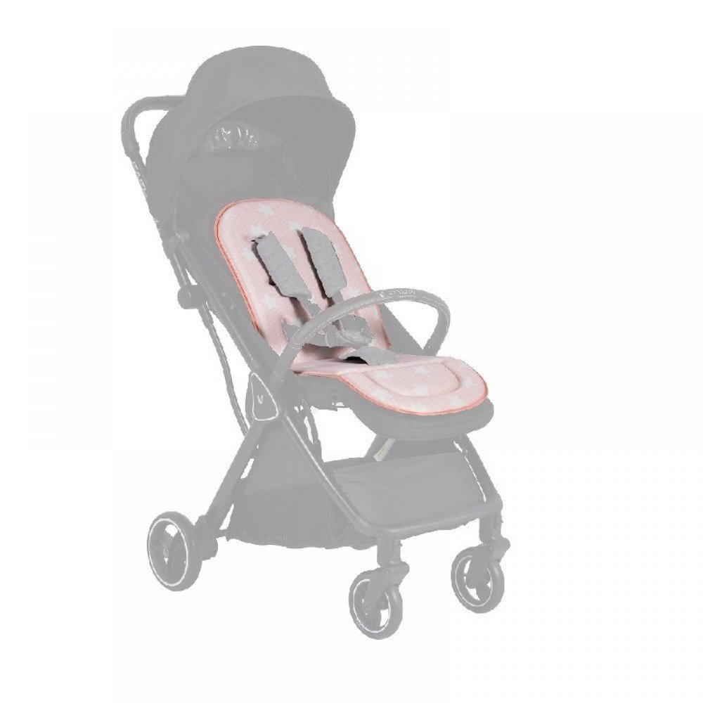 CANGAROO Saltea universala pentru carucior Kona PinkOrificii pentru centurile de sigurantaTesatura speciala respirabilaDimensiune 80 x 32 cm