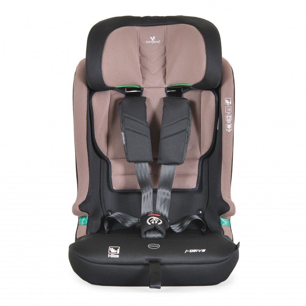 CANGAROO Scaun auto cu Isofix I-Drive Powder Puff I-Size 76-150cmmodel pliabil compactinaltime reglabilacenturi de sigurantatop tethersistem protectie impact lateral SPStetiera reglabilahusa detasabilaperna reductor