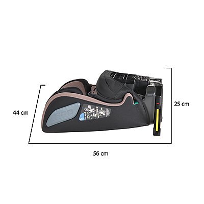 CANGAROO Scaun auto cu Isofix I-Drive Powder Puff I-Size 76-150cmmodel pliabil compactinaltime reglabilacenturi de sigurantatop tethersistem protectie impact lateral SPStetiera reglabilahusa detasabilaperna reductor