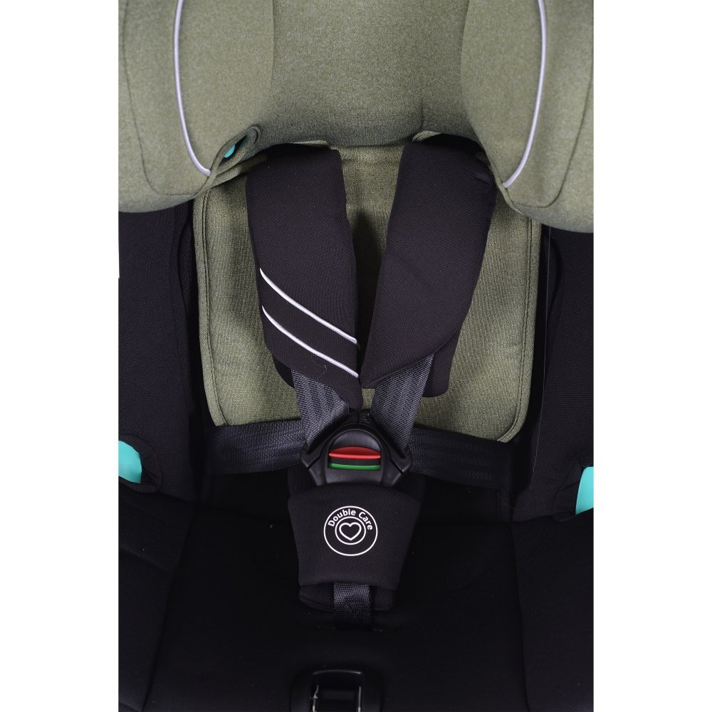 CANGAROO Scaun auto cu Isofix Quill I-size 40-150 cm GreenSezut rotativ 360 gradeSpatar reglabil 5 pozitiiTetiera reglabila 15 pozitiiSIP-Protectie impact lateralTop tetherRear Facing pana la 105cmCenturi de siguranta