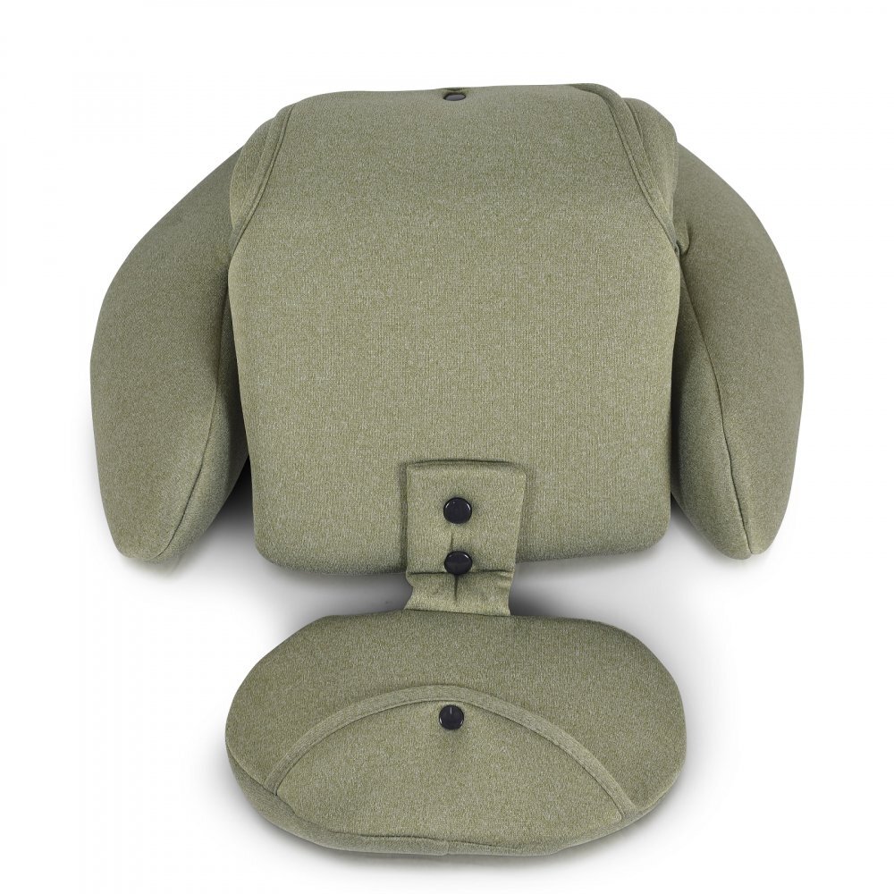CANGAROO Scaun auto cu Isofix Quill I-size 40-150 cm GreenSezut rotativ 360 gradeSpatar reglabil 5 pozitiiTetiera reglabila 15 pozitiiSIP-Protectie impact lateralTop tetherRear Facing pana la 105cmCenturi de siguranta
