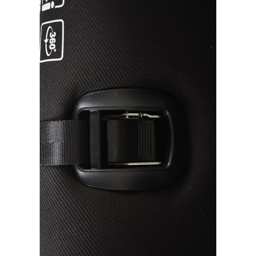 CANGAROO Scaun auto cu Isofix Quill I-size 40-150 cm NegruSezut rotativ 360 gradeSpatar reglabil 5 pozitiiTetiera reglabila 15 pozitiiSIP-Protectie impact lateralTop tetherRear Facing pana la 105cmCenturi de siguranta