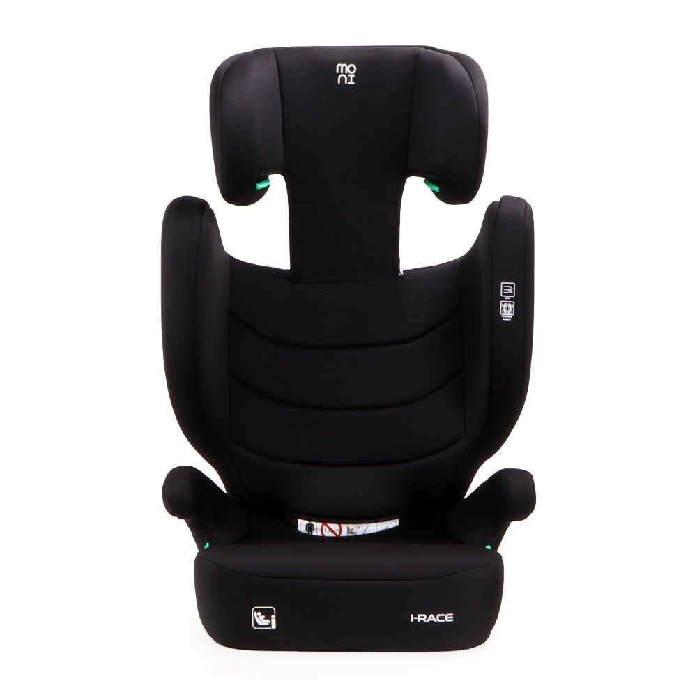 CANGAROO Scaun auto pentru copii I-Race Cosmo Black I-Size 100-150cmfixare cu IsofixCertificare R129tetiera reglabila 9 pozitiispatar detasabil pentru utilizare ca inaltatordesign ergonomichusa detasabila