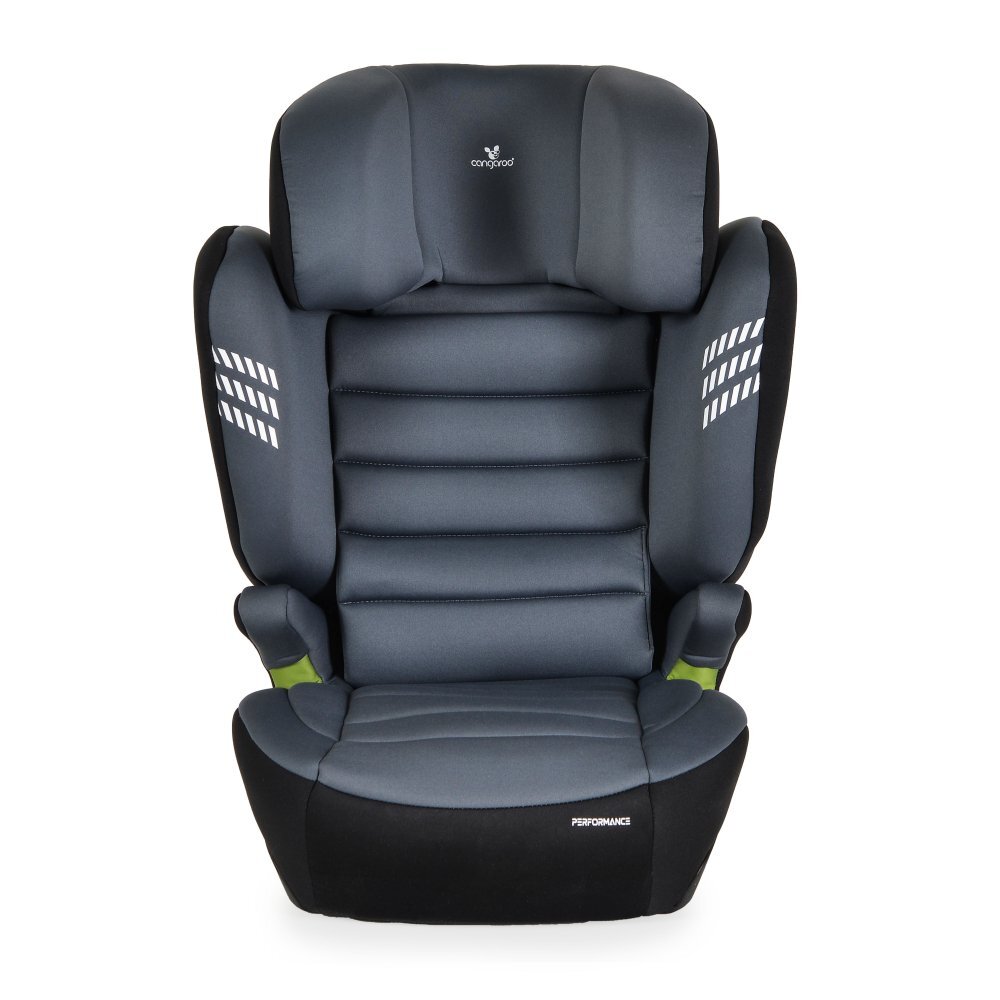 CANGAROO Scaun auto pentru copii Performance Space Gray 100-150 cmfixare isofix certificare I-Size R-129inaltime tetiera reglabila in 9 pozitiiprotectie lateralatetiera cu spuma memoriespatar rabatabilhusa detasabila
