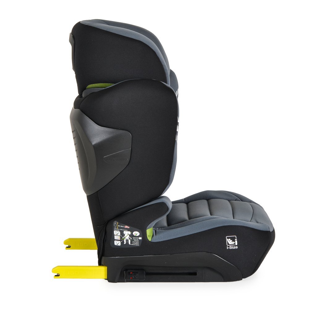 CANGAROO Scaun auto pentru copii Performance Space Gray 100-150 cmfixare isofix certificare I-Size R-129inaltime tetiera reglabila in 9 pozitiiprotectie lateralatetiera cu spuma memoriespatar rabatabilhusa detasabila