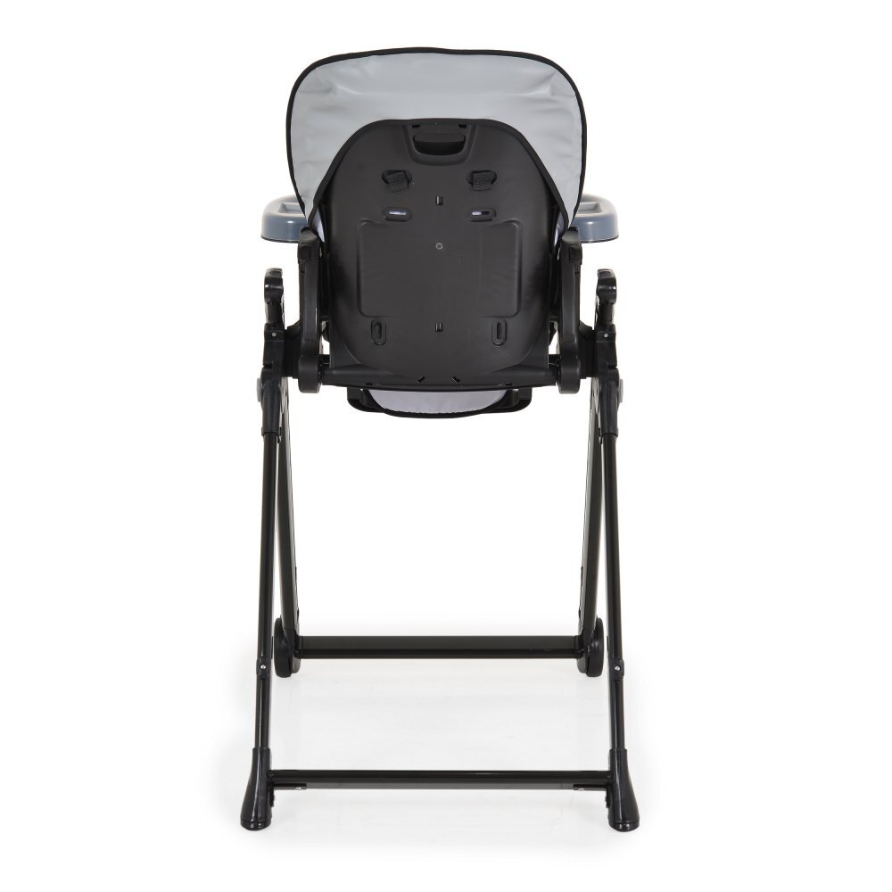 CANGAROO Scaun de masa copii Neron Grey pliabil ultracompact suport picioare si spatar reglabil tava dubla greutate admisa 15 kg