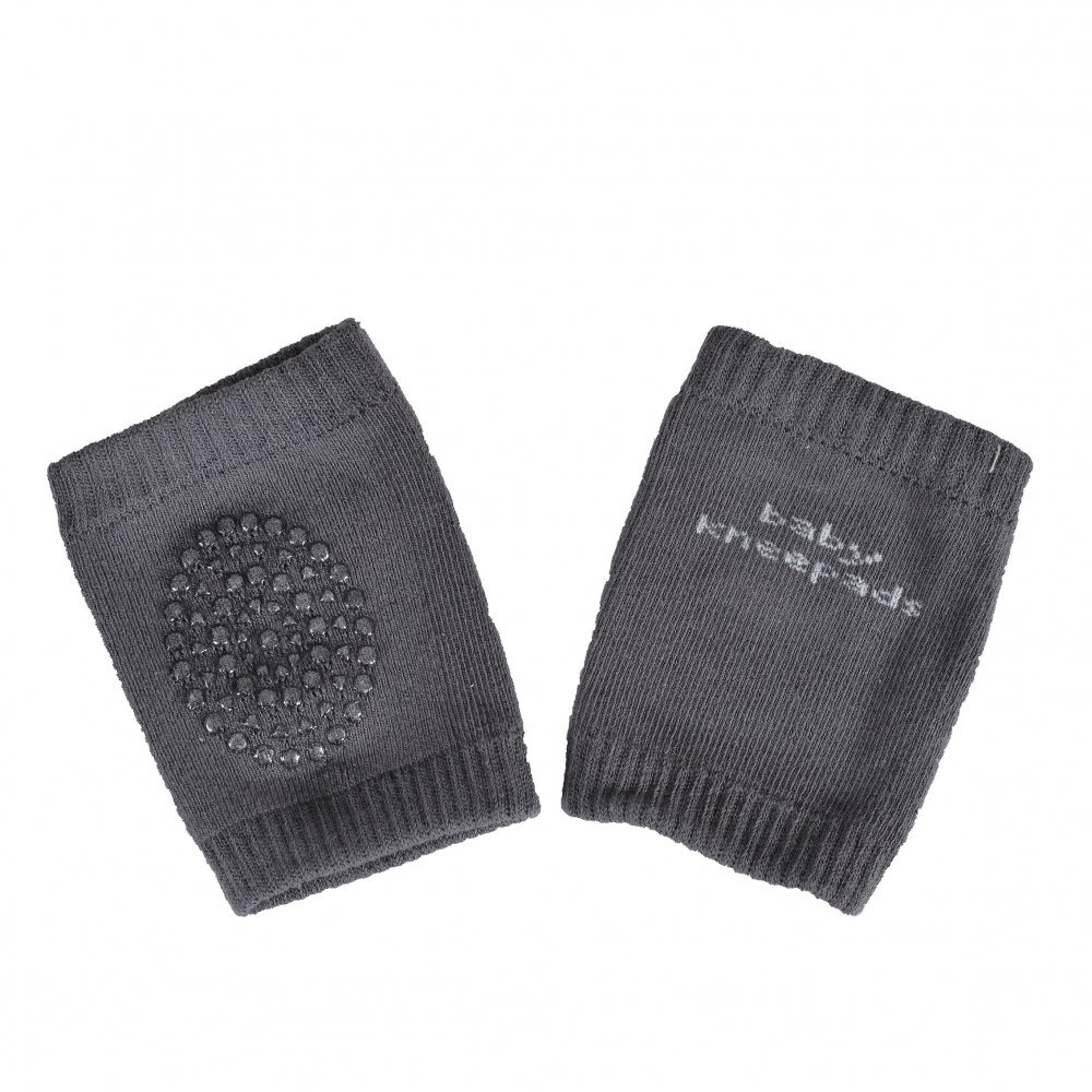 CANGAROO Set 2 genunchiere copii Itsy Bitsy Dark Greyprotejeaza de abraziuni si ranimaterial de bumbac moale si elasticdimensiune universalapotrivite de la 6 luni-3 ani